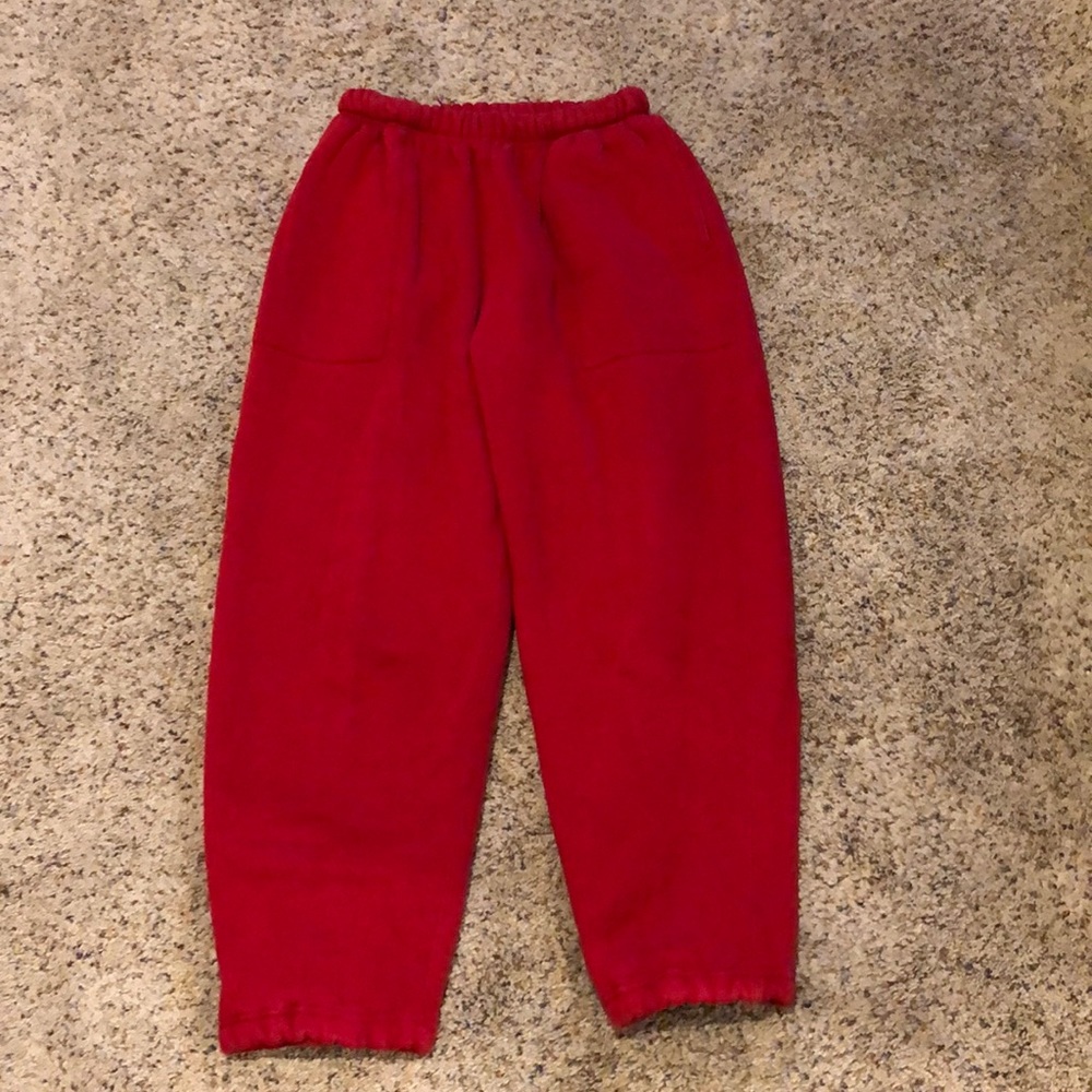 Red Joggers